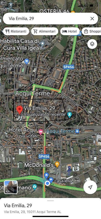 Appartamento Lella Zona Terme Centro E Vicino Habilita-Villa Igea Acqui Terme Eksteriør billede